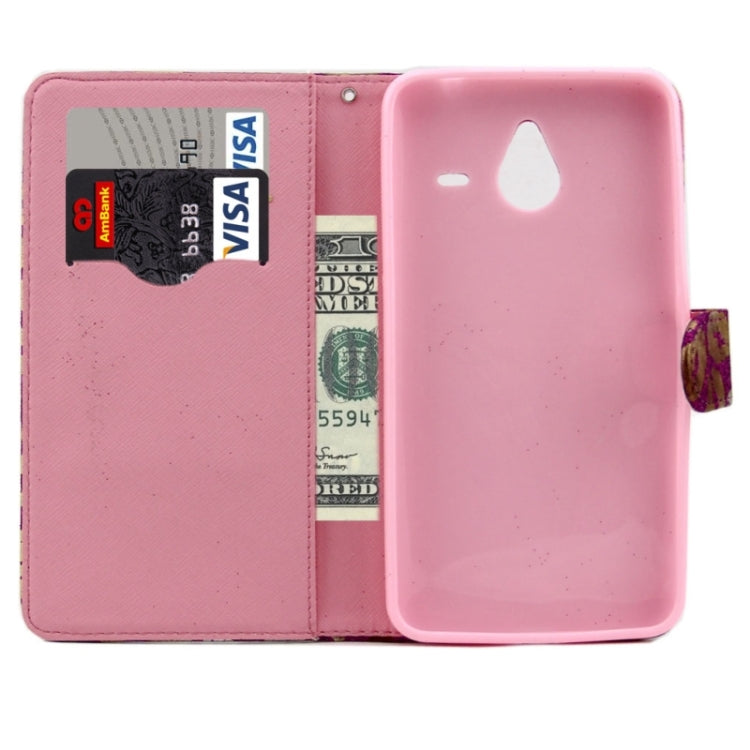 Goden Lips Pattern Leather Case with Holder & Card Slots & Wallet for Microsoft Lumia 640 XL