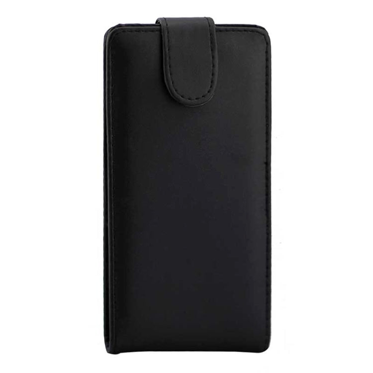 Vertical Flip Magnetic Buckle PU Leather Case for Microsoft Lumia 950(Black)