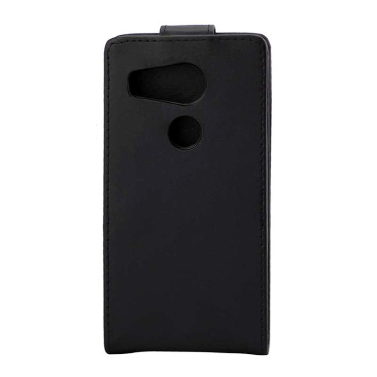 Vertical Flip Magnetic Buckle PU Leather Case for Google Nexus 5X(Black)