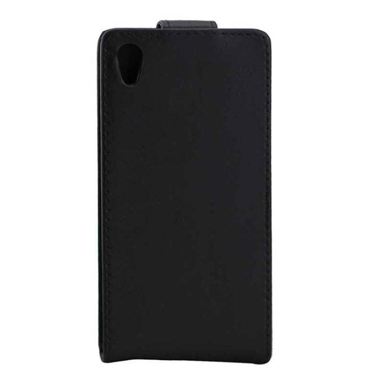 Vertical Flip Magnetic Buckle PU Leather Case for Sony Xperia Z5 / E6603 / E6653 / E6633 / E6683(Black)