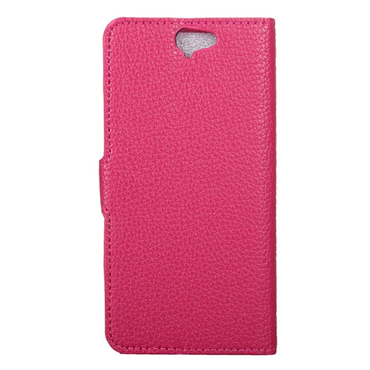 For HTC One A9 Litchi Texture Horizontal Flip Leather Case with Holder & Card Slots & Wallet