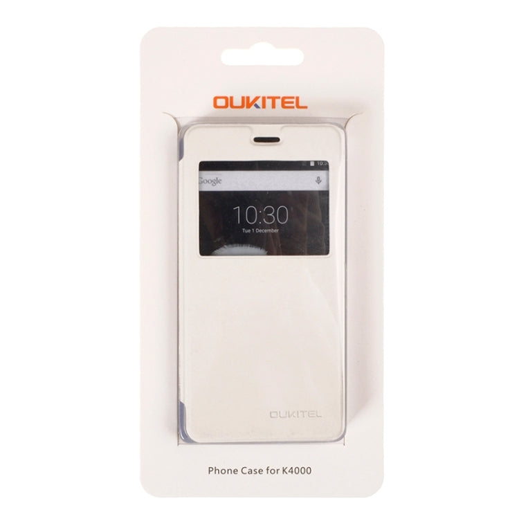 Horizontal Flip Leather Case with Call Display ID for oukitel K4000 (S-MPH-3900)