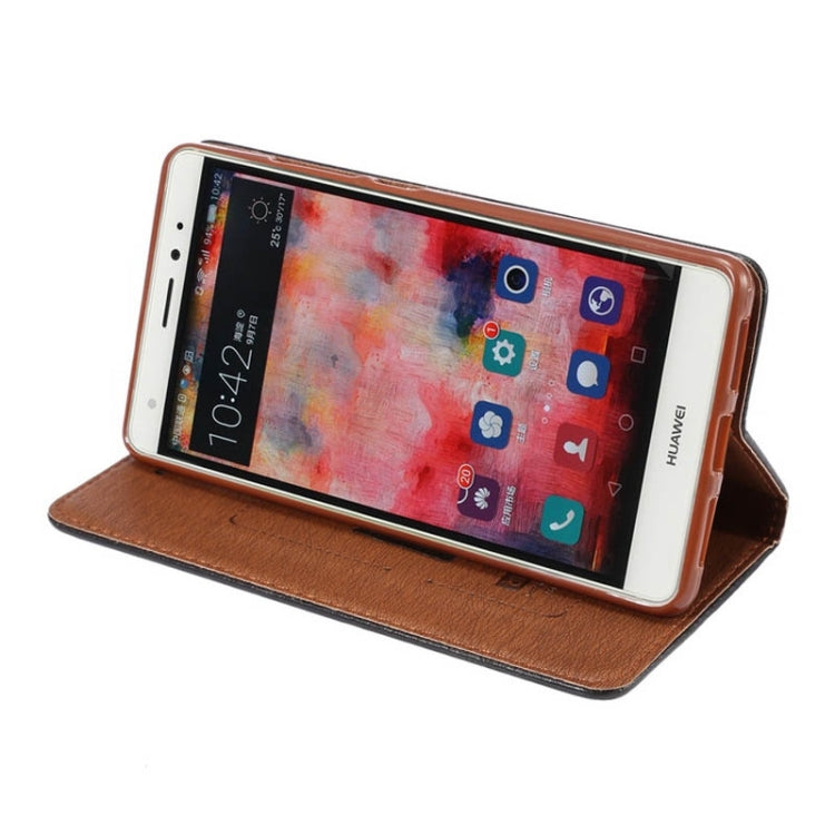 Crazy Horse Texture Magnetic Horizontal Flip Leather Case with Card Slots & Holder for Huawei Mate S