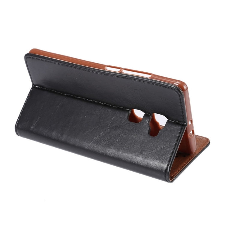 Crazy Horse Texture Magnetic Horizontal Flip Leather Case with Card Slots & Holder for Huawei Mate S