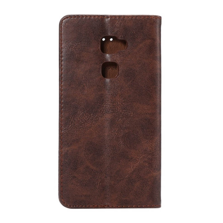 Crazy Horse Texture Magnetic Horizontal Flip Leather Case with Card Slots & Holder for Huawei Mate S