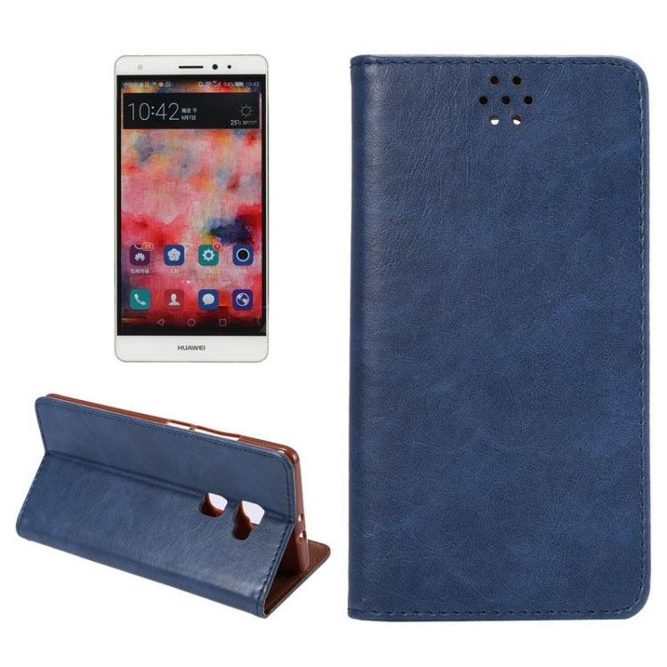 Crazy Horse Texture Magnetic Horizontal Flip Leather Case with Card Slots & Holder for Huawei Mate S