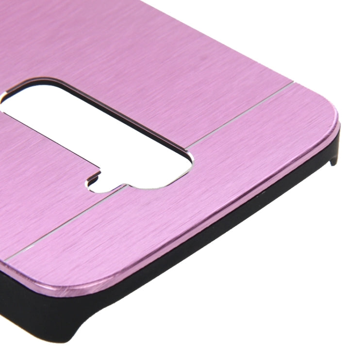 2 in 1 Brushed Texture Metal & Plastic Protective Case for LG G2