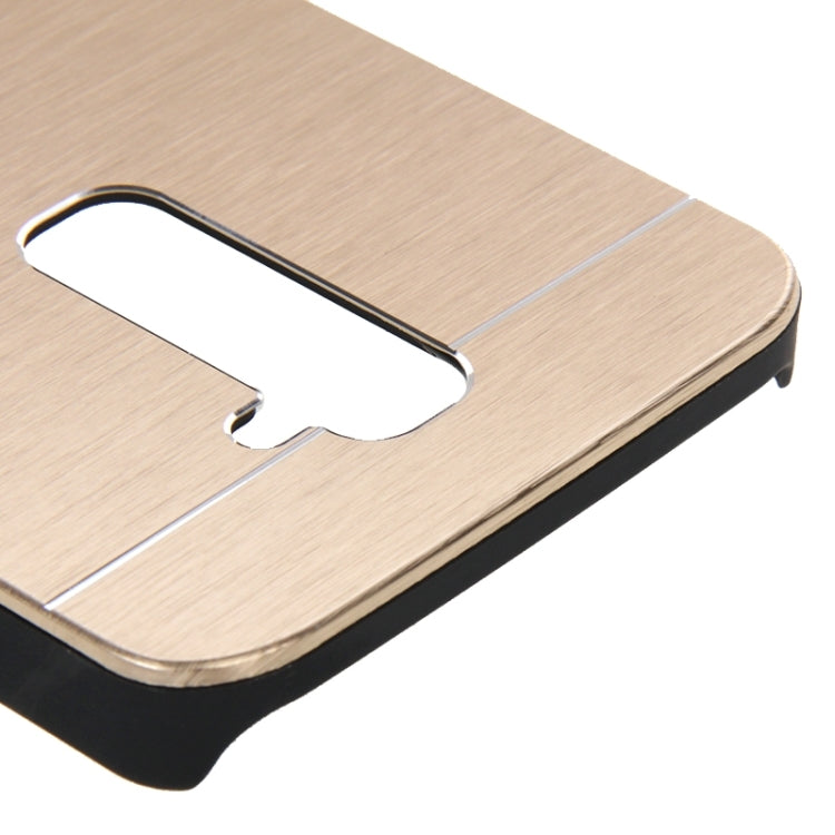 2 in 1 Brushed Texture Metal & Plastic Protective Case for LG G2