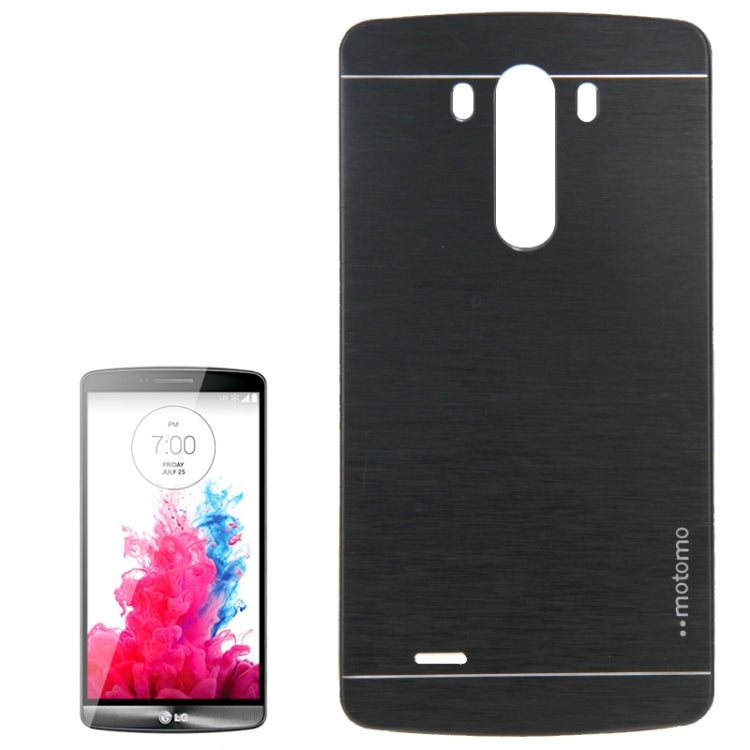 2 in 1 Brushed Texture Metal & Plastic Protective Case for LG G3 / D855