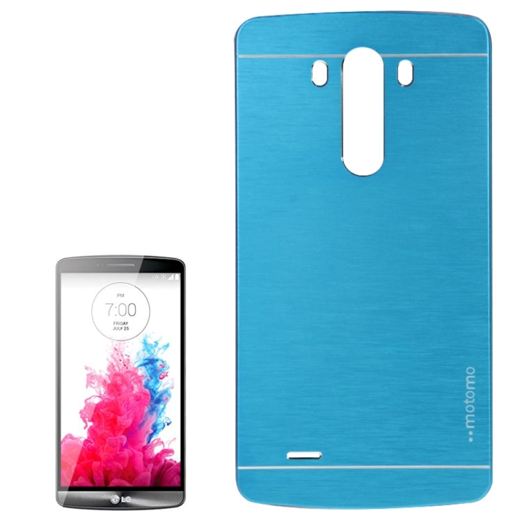 2 in 1 Brushed Texture Metal & Plastic Protective Case for LG G3 / D855