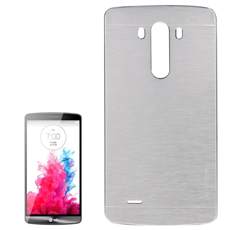 2 in 1 Brushed Texture Metal & Plastic Protective Case for LG G3 / D855