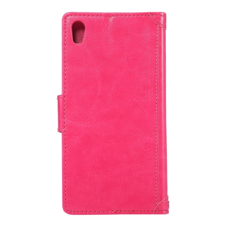 Crazy Horse Texture Horizontal Flip Leather Case with Holder & Card Slots & Wallet & Photo Frame for Sony Xperia Z5