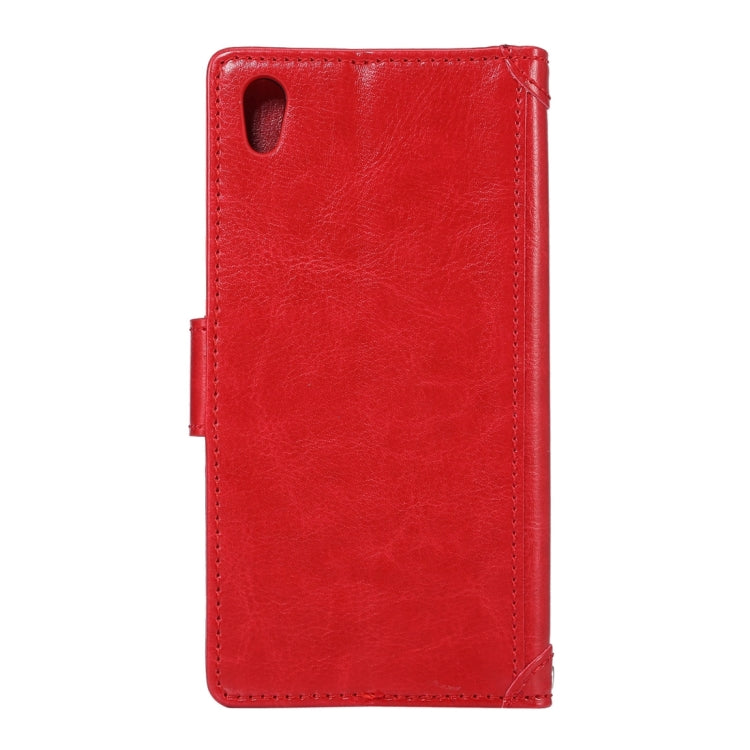 Crazy Horse Texture Horizontal Flip Leather Case with Holder & Card Slots & Wallet & Photo Frame for Sony Xperia Z5