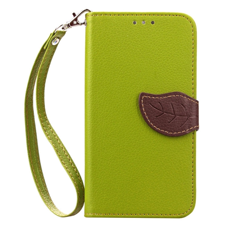 Litchi Texture Leaf Buckle Horizontal Flip Leather Case with Card Slots & Holder & Wallet & Lanyard for Motorola Moto G(3rd Gen.)
