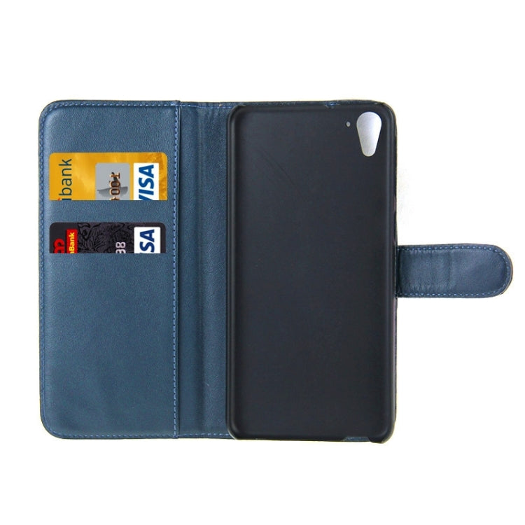 Horizontal Flip Magnetic Buckle PU Leather Case with Holder & Card Slot & Wallet for HTC Desire 826