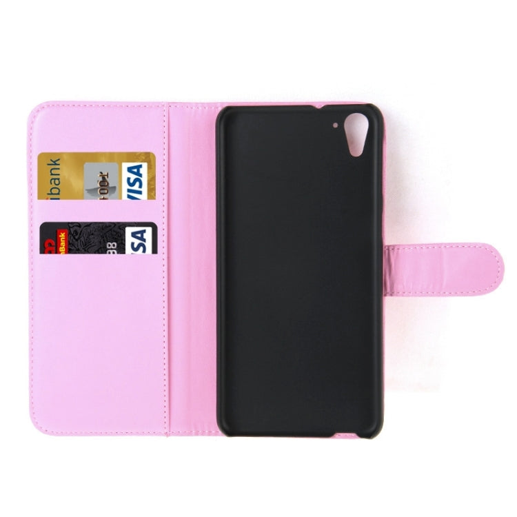 Horizontal Flip Magnetic Buckle PU Leather Case with Holder & Card Slot & Wallet for HTC Desire 826