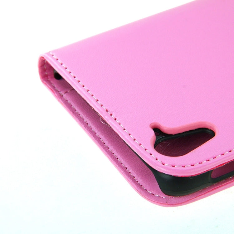 Horizontal Flip Magnetic Buckle PU Leather Case with Holder & Card Slot & Wallet for HTC Desire 826