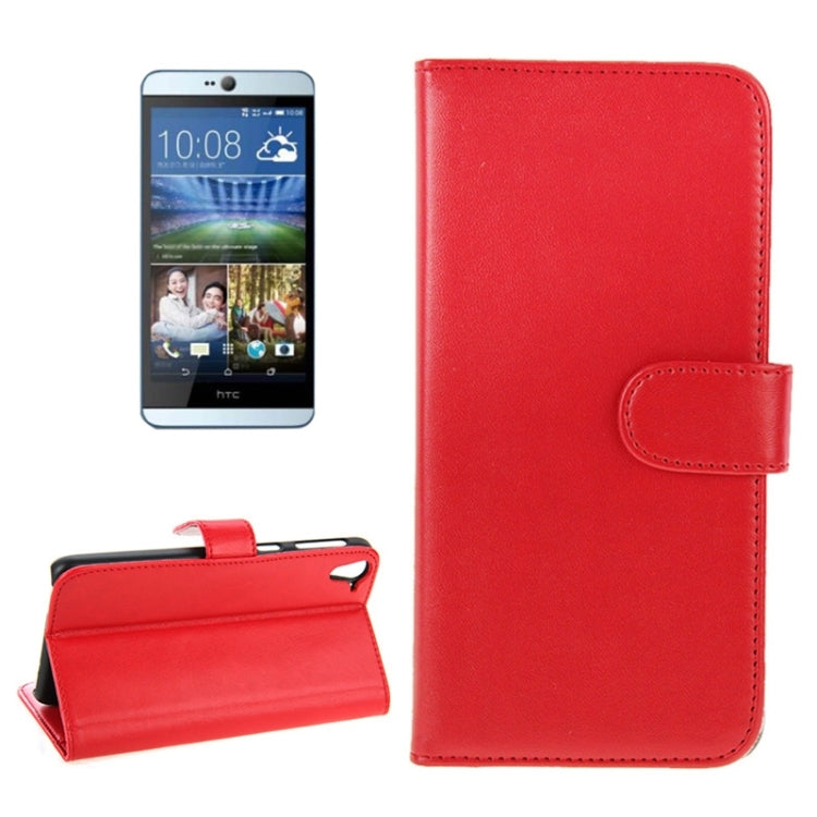 Horizontal Flip Magnetic Buckle PU Leather Case with Holder & Card Slot & Wallet for HTC Desire 826