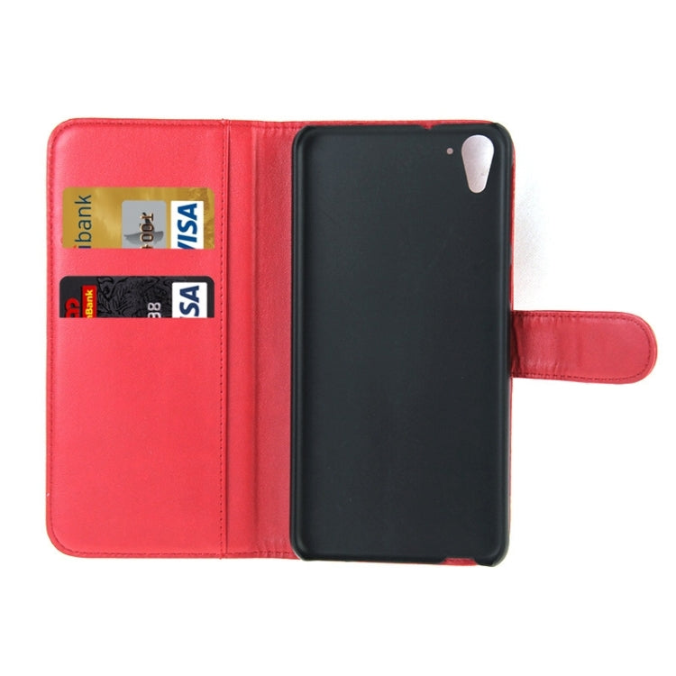 Horizontal Flip Magnetic Buckle PU Leather Case with Holder & Card Slot & Wallet for HTC Desire 826