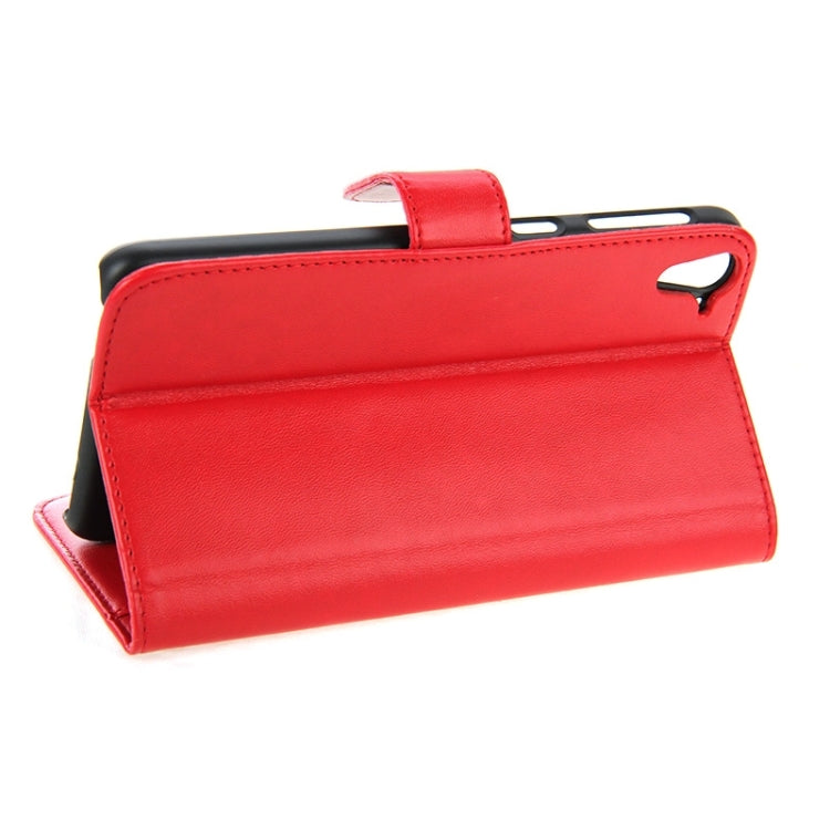 Horizontal Flip Magnetic Buckle PU Leather Case with Holder & Card Slot & Wallet for HTC Desire 826