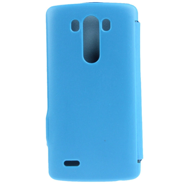 Brush Texture Magnetic Button Horizontal Flip Leather Case for LG G3 / D855