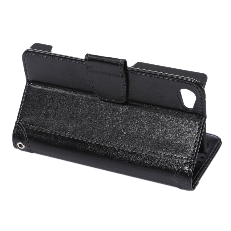 Crazy Horse Texture Horizontal Flip Leather Case with Holder & Card Slots & Wallet & Photo Frame for Sony Xperia Z5 Compact / Z5 mini