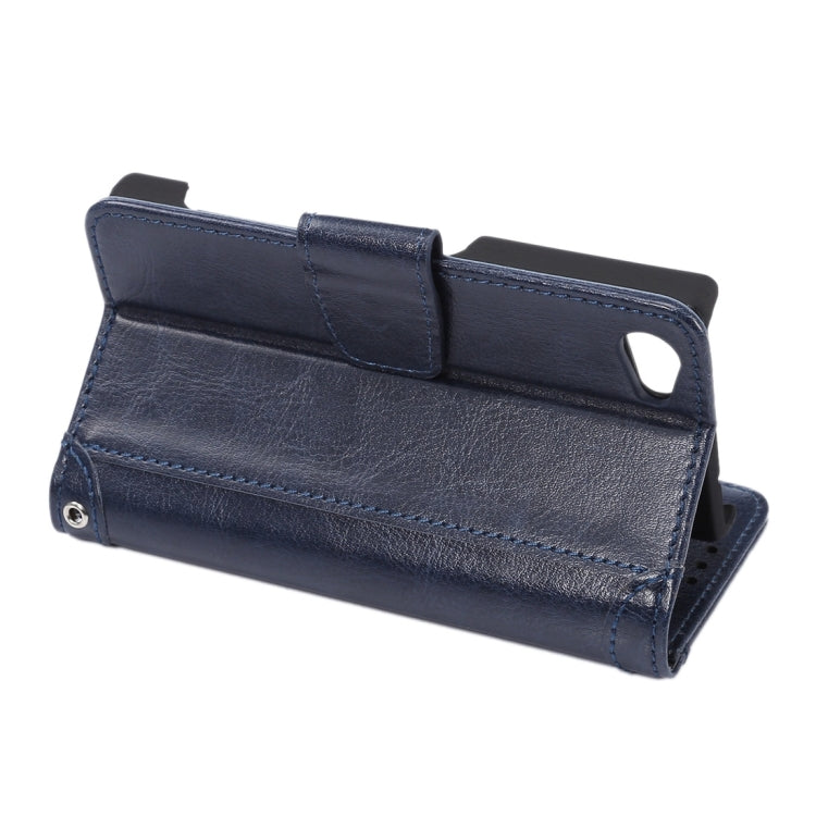 Crazy Horse Texture Horizontal Flip Leather Case with Holder & Card Slots & Wallet & Photo Frame for Sony Xperia Z5 Compact / Z5 mini