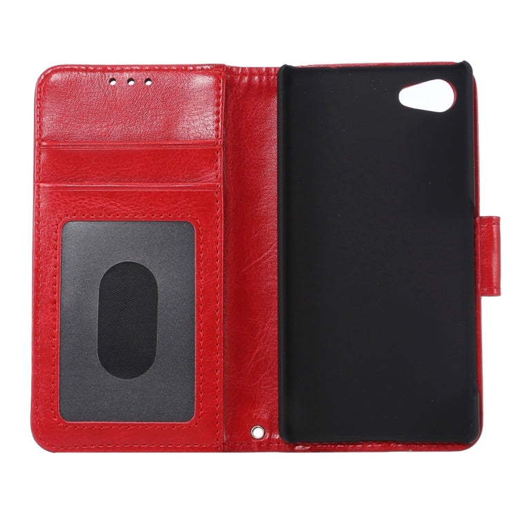 Crazy Horse Texture Horizontal Flip Leather Case with Holder & Card Slots & Wallet & Photo Frame for Sony Xperia Z5 Compact / Z5 mini