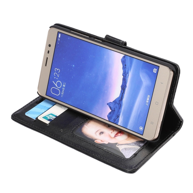Crazy Horse Texture Horizontal Flip Leather Case with Holder & Card Slots & Wallet & Photo Frame for Xiaomi Redmi Note 3