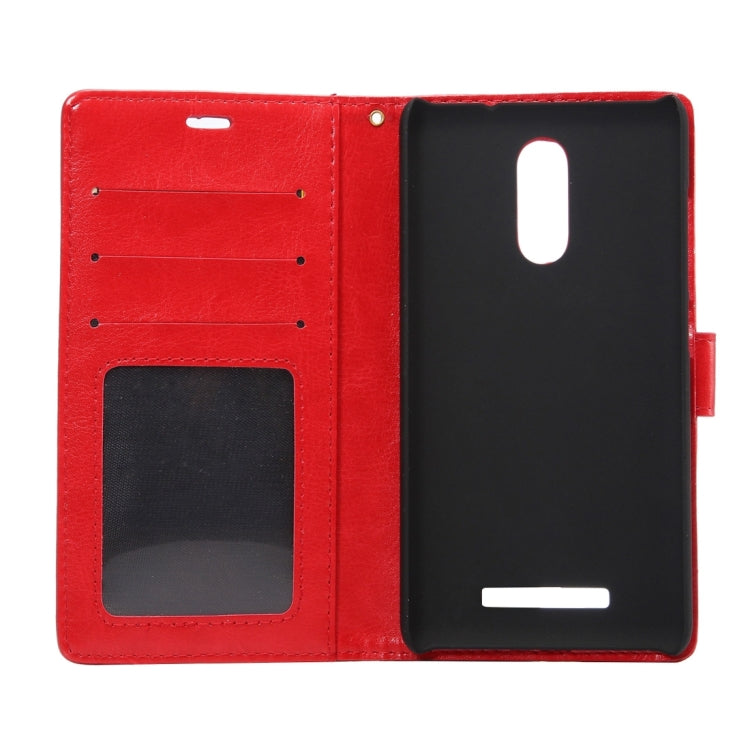 Crazy Horse Texture Horizontal Flip Leather Case with Holder & Card Slots & Wallet & Photo Frame for Xiaomi Redmi Note 3
