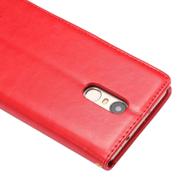 Crazy Horse Texture Horizontal Flip Leather Case with Holder & Card Slots & Wallet & Photo Frame for Xiaomi Redmi Note 3