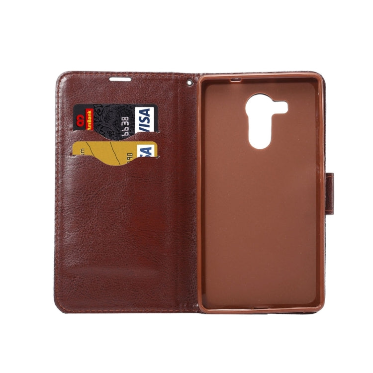For Huawei Ascend Mate 8 Denim Texture Magnetic Snap Flip Leather Case with Card Slots & Holder