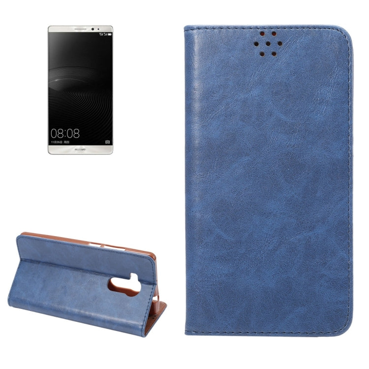 For Huawei Ascend Mate 8 Crazy Horse Texture Magnetic Horizontal Flip Leather Case with Holder & Card Slots