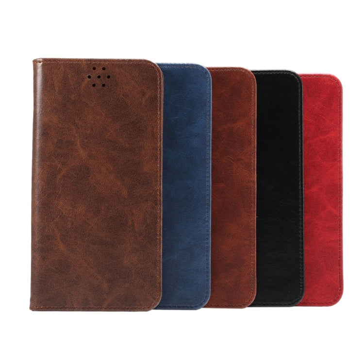 For Huawei Ascend Mate 8 Crazy Horse Texture Magnetic Horizontal Flip Leather Case with Holder & Card Slots