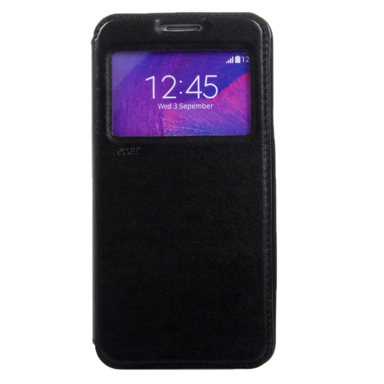 Crazy Horse Texture Horizontal Flip Leather Case with Call Display ID & Holder & Card Slots for Xiaomi Redmi Note 3