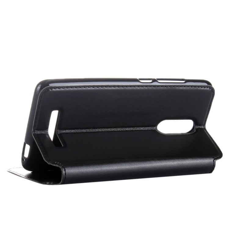 Crazy Horse Texture Horizontal Flip Leather Case with Call Display ID & Holder & Card Slots for Xiaomi Redmi Note 3