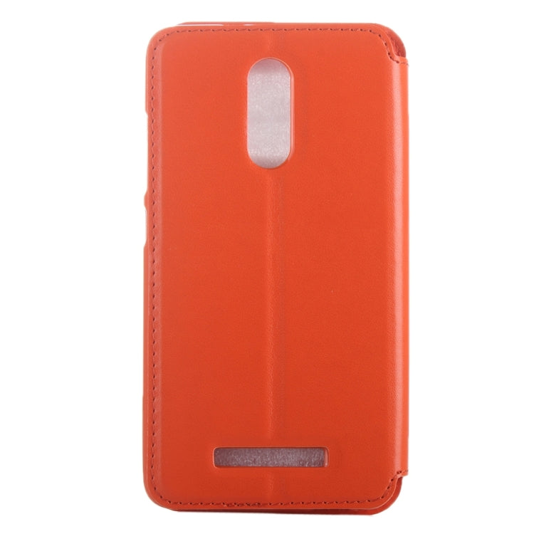 Crazy Horse Texture Horizontal Flip Leather Case with Call Display ID & Holder & Card Slots for Xiaomi Redmi Note 3