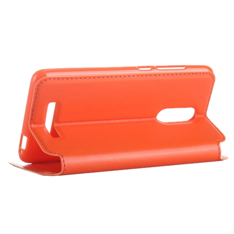 Crazy Horse Texture Horizontal Flip Leather Case with Call Display ID & Holder & Card Slots for Xiaomi Redmi Note 3