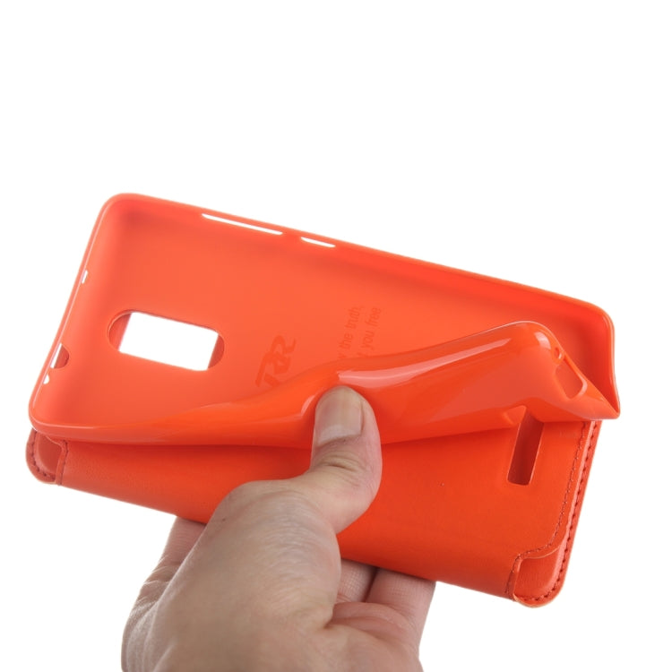 Crazy Horse Texture Horizontal Flip Leather Case with Call Display ID & Holder & Card Slots for Xiaomi Redmi Note 3