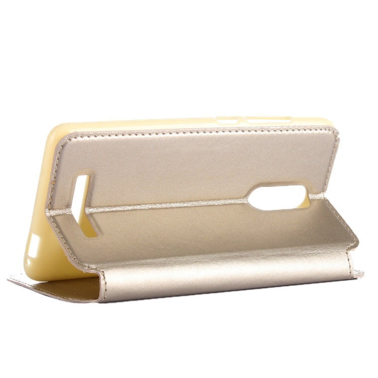 Crazy Horse Texture Horizontal Flip Leather Case with Call Display ID & Holder & Card Slots for Xiaomi Redmi Note 3