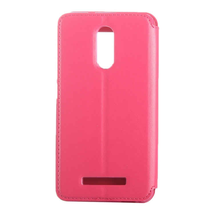 Crazy Horse Texture Horizontal Flip Leather Case with Call Display ID & Holder & Card Slots for Xiaomi Redmi Note 3