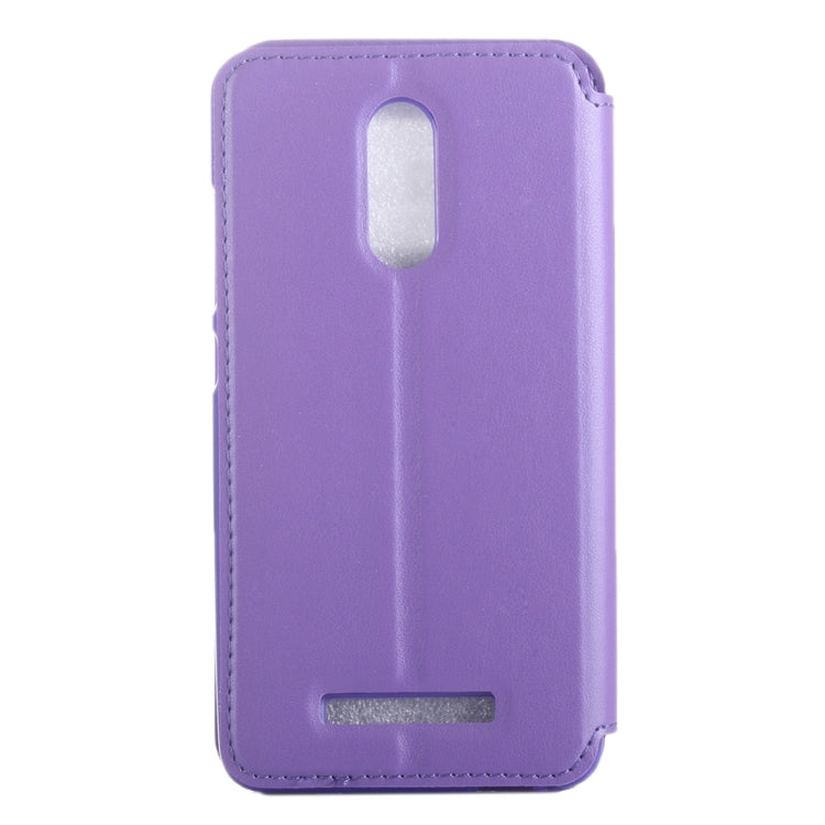 Crazy Horse Texture Horizontal Flip Leather Case with Call Display ID & Holder & Card Slots for Xiaomi Redmi Note 3