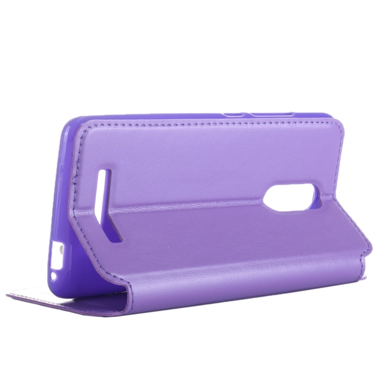 Crazy Horse Texture Horizontal Flip Leather Case with Call Display ID & Holder & Card Slots for Xiaomi Redmi Note 3