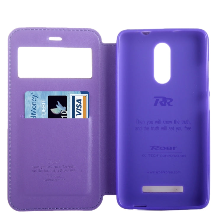 Crazy Horse Texture Horizontal Flip Leather Case with Call Display ID & Holder & Card Slots for Xiaomi Redmi Note 3