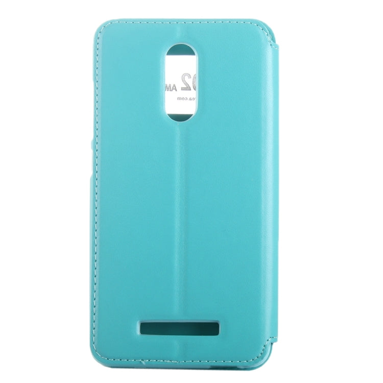 Crazy Horse Texture Horizontal Flip Leather Case with Call Display ID & Holder & Card Slots for Xiaomi Redmi Note 3