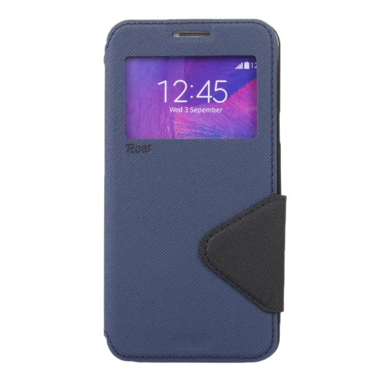 Cross Texture Color Matching Horizontal Flip Leather Case with Call Display ID & Holder & Card Slots for Xiaomi Redmi Note 3