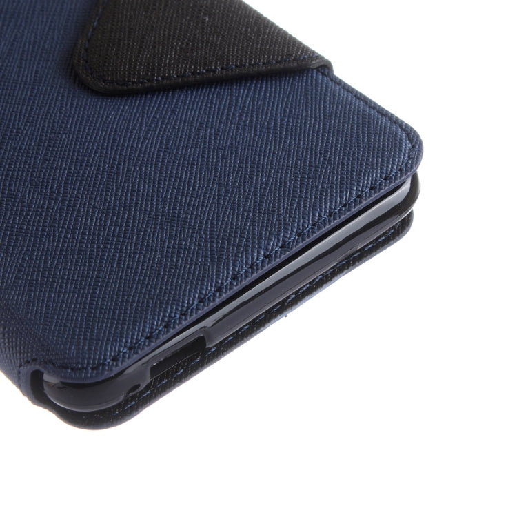 Cross Texture Color Matching Horizontal Flip Leather Case with Call Display ID & Holder & Card Slots for Xiaomi Redmi Note 3