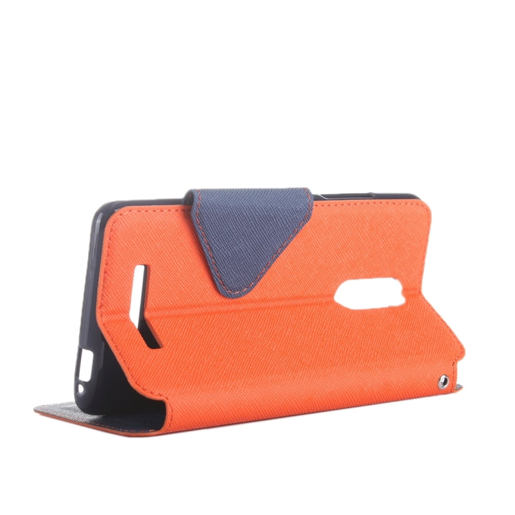 Cross Texture Color Matching Horizontal Flip Leather Case with Call Display ID & Holder & Card Slots for Xiaomi Redmi Note 3