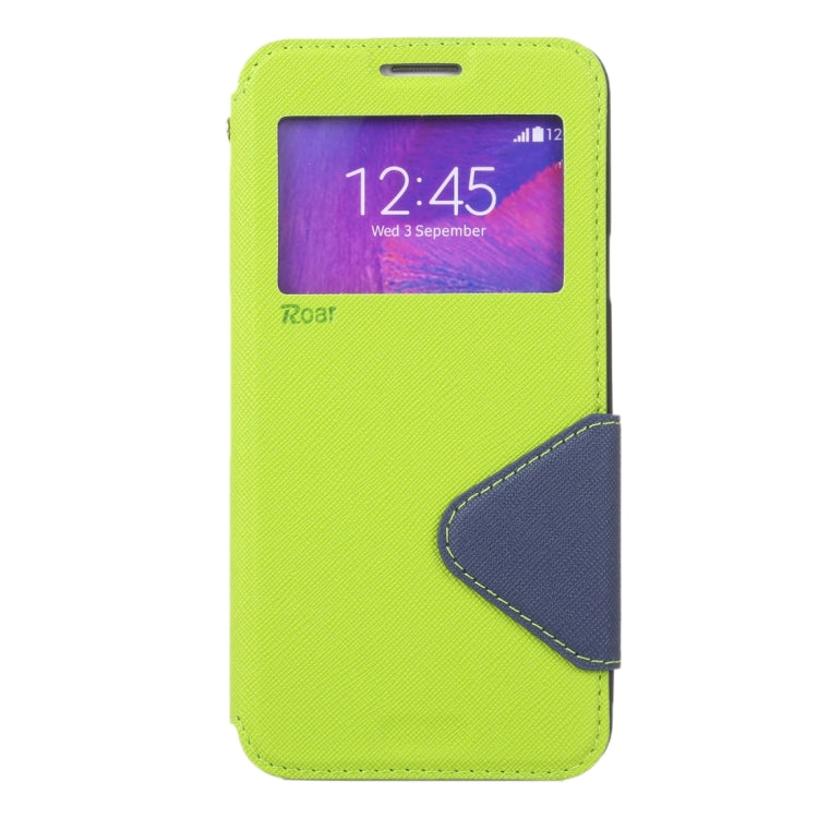 Cross Texture Color Matching Horizontal Flip Leather Case with Call Display ID & Holder & Card Slots for Xiaomi Redmi Note 3