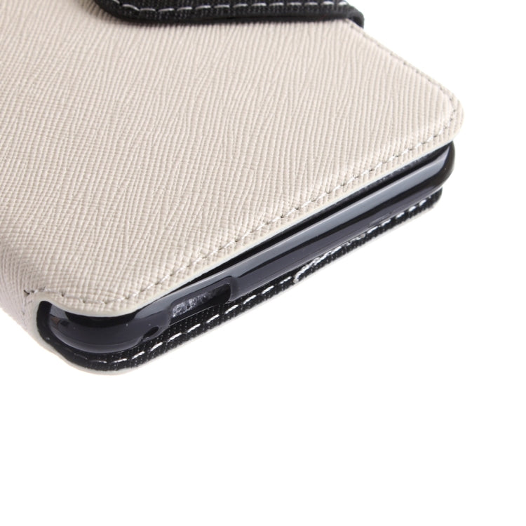 Cross Texture Color Matching Horizontal Flip Leather Case with Call Display ID & Holder & Card Slots for Xiaomi Redmi Note 3